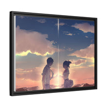 Load image into Gallery viewer, Taki and Mitsuha (Your Name) Canvas Framed Art Print
