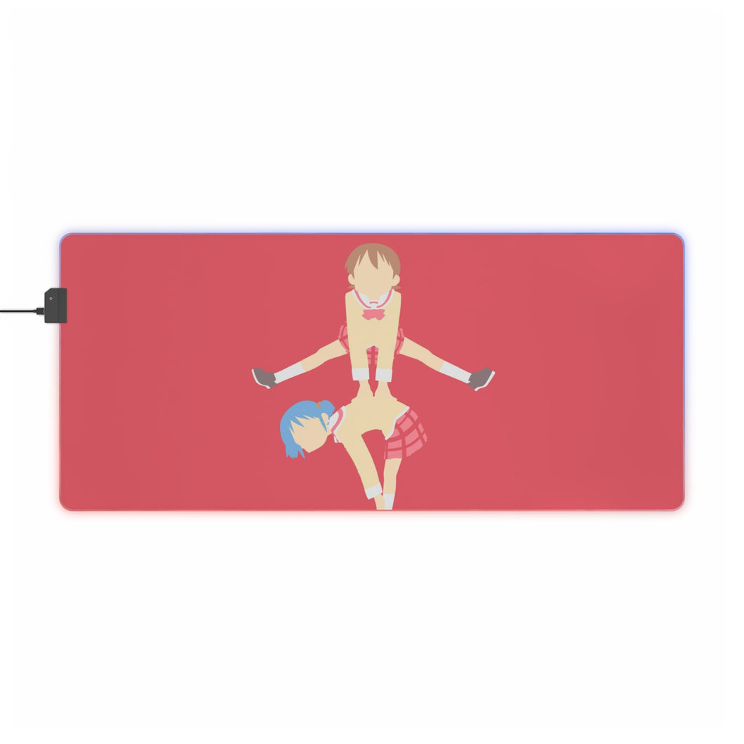 Yuuko and Mio from Nichijou RGB LED Mouse Pad (Desk Mat)