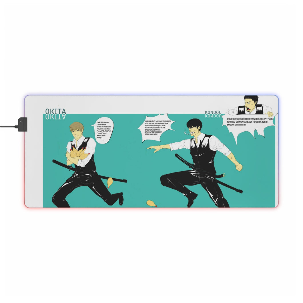 Gintama RGB LED Mouse Pad (Desk Mat)