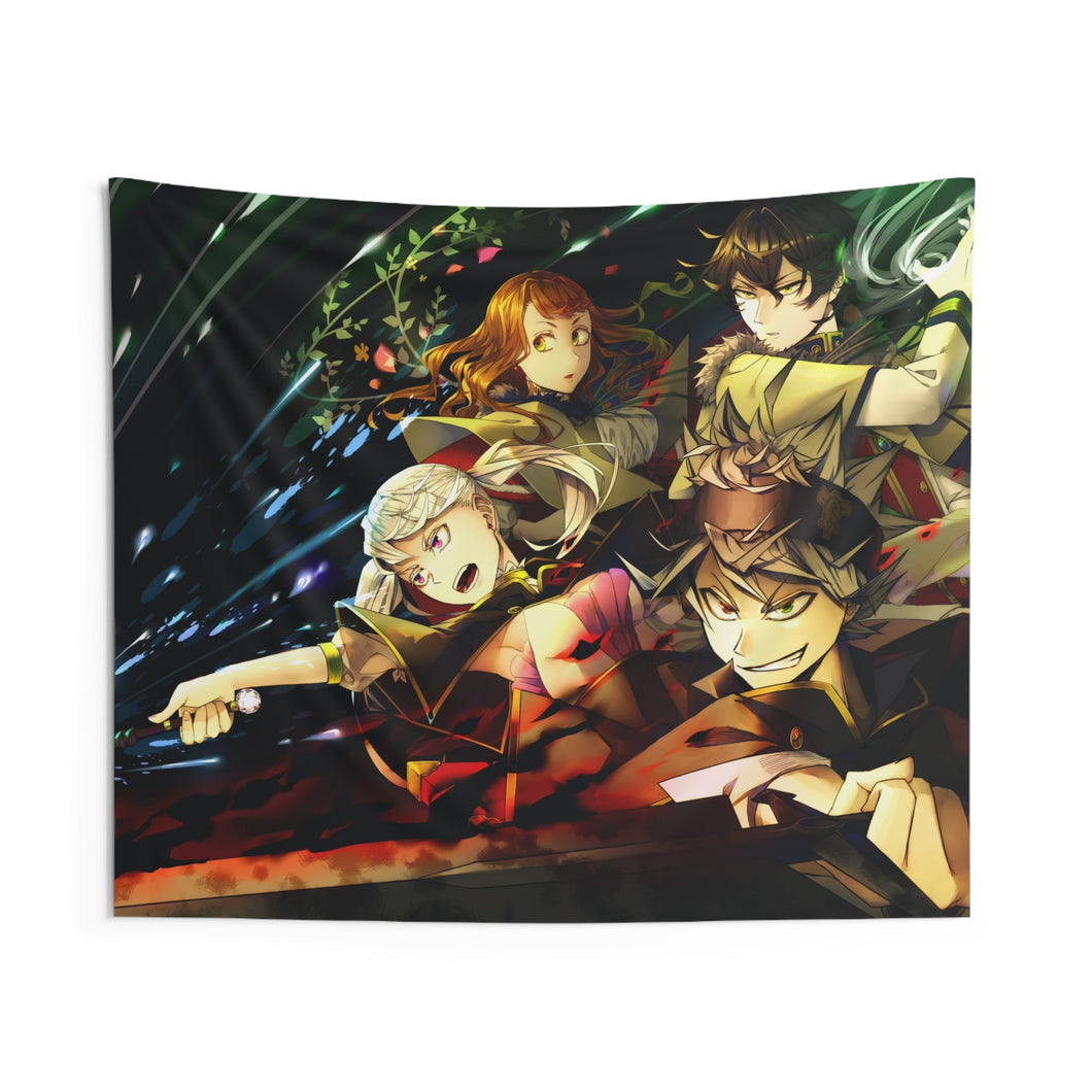 Black Clover Asta, Noelle Silva, Yuno Indoor Wall Tapestry