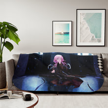 Load image into Gallery viewer, Anime Guilty Crown Sherpa Blanket
