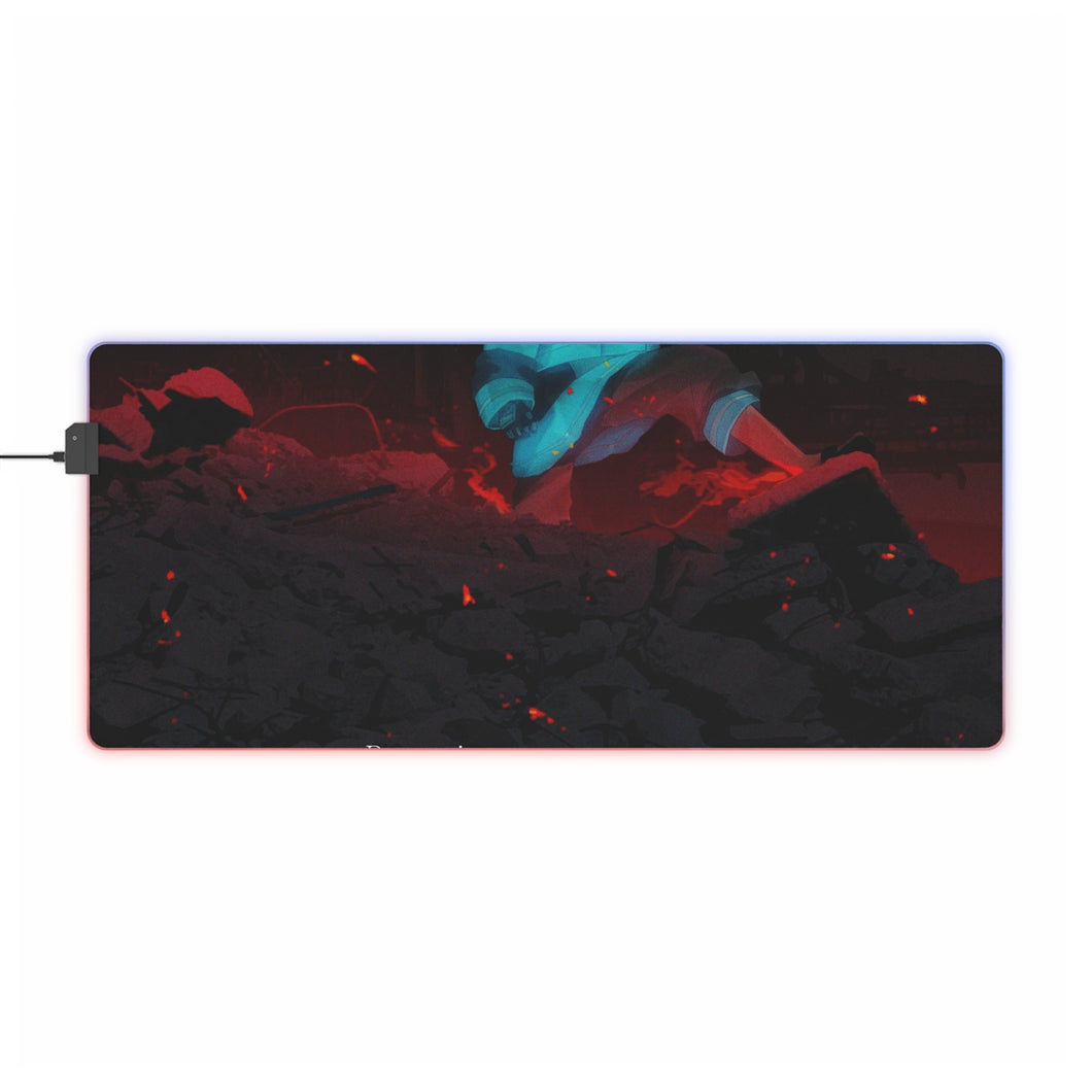 Fire Force Shinra Kusakabe RGB LED Mouse Pad (Desk Mat)