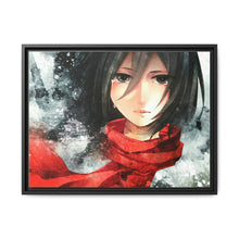 Load image into Gallery viewer, Attack of titan - Mikasa Canvas Framed Art Print
