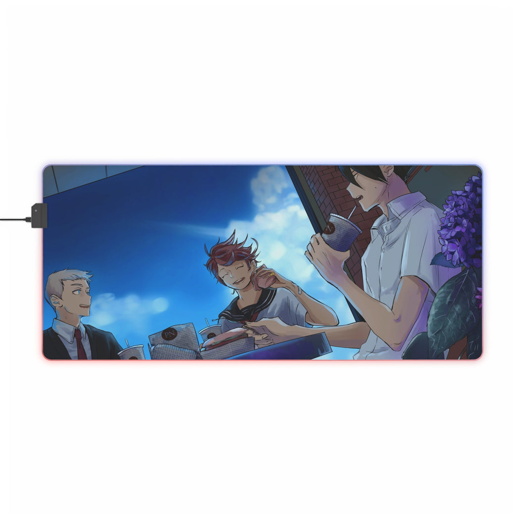 The Promised Neverland RGB LED Mouse Pad (Desk Mat)