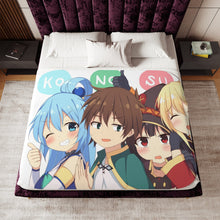 Load image into Gallery viewer, Anime KonoSuba - God’s blessing on this wonderful world!! Sherpa Blanket
