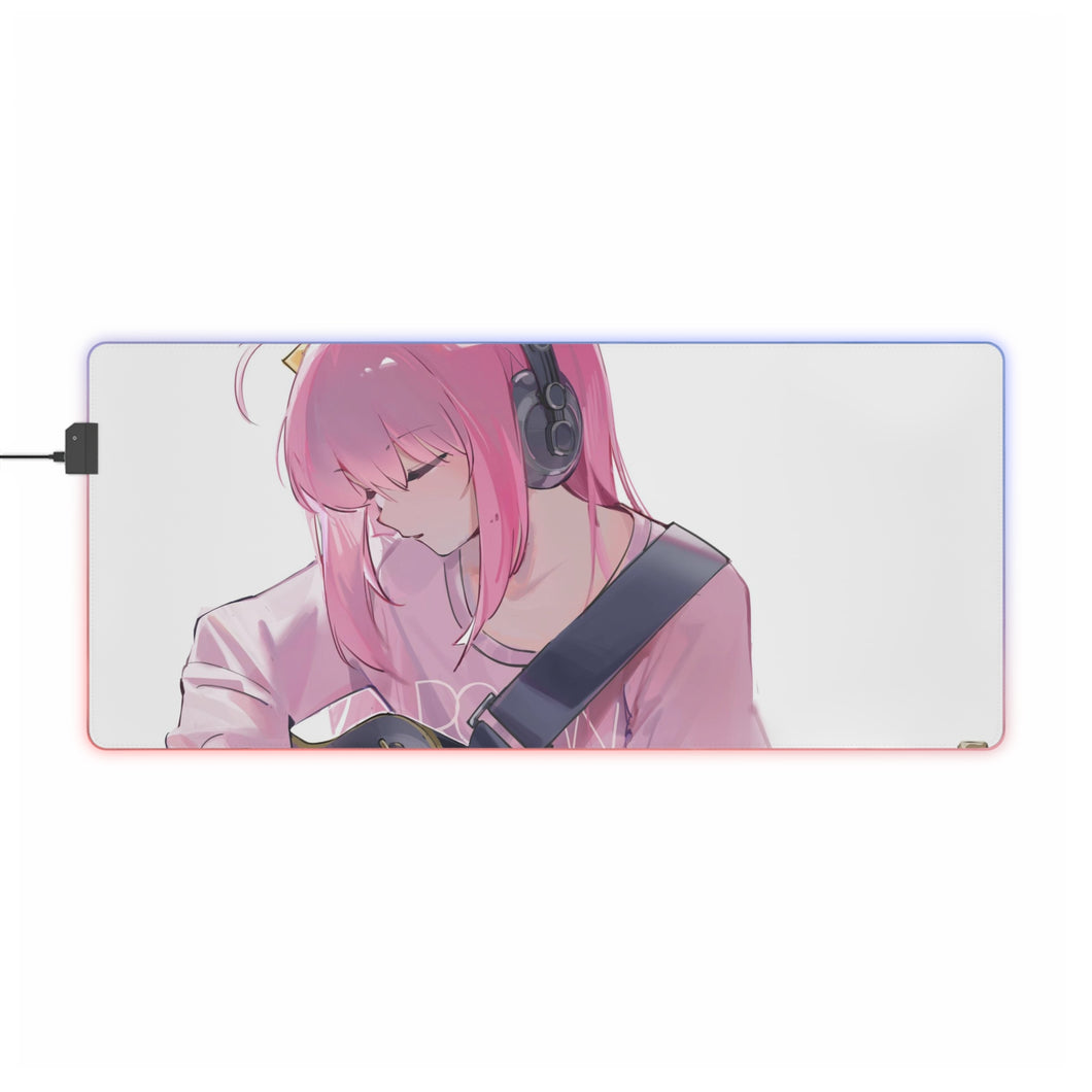Bocchi the Rock RGB LED Mouse Pad (Desk Mat)