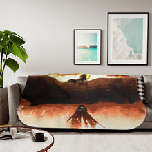 Load image into Gallery viewer, Shingeki no Kyojin - The Wall Sherpa Blanket
