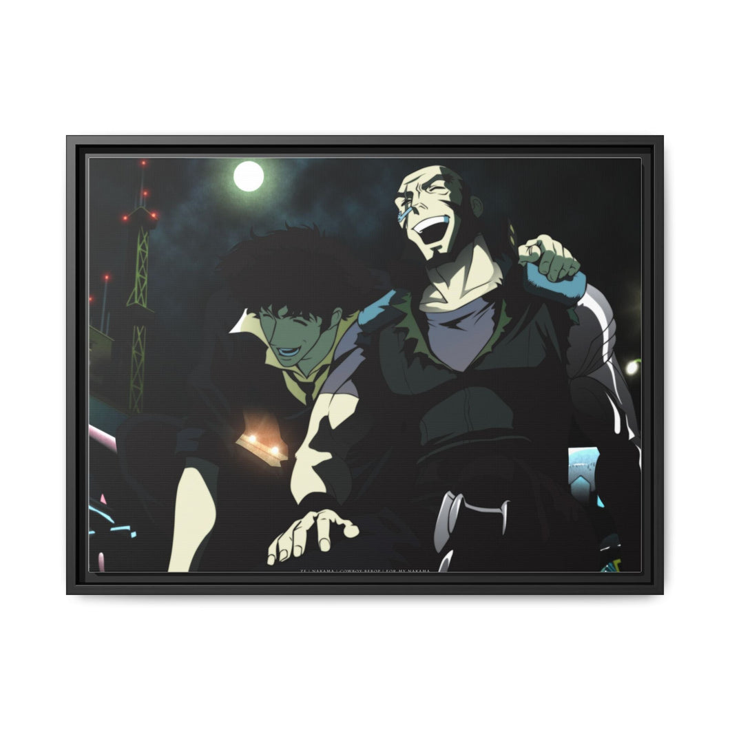 Spike Spiegel Canvas Framed Art Print