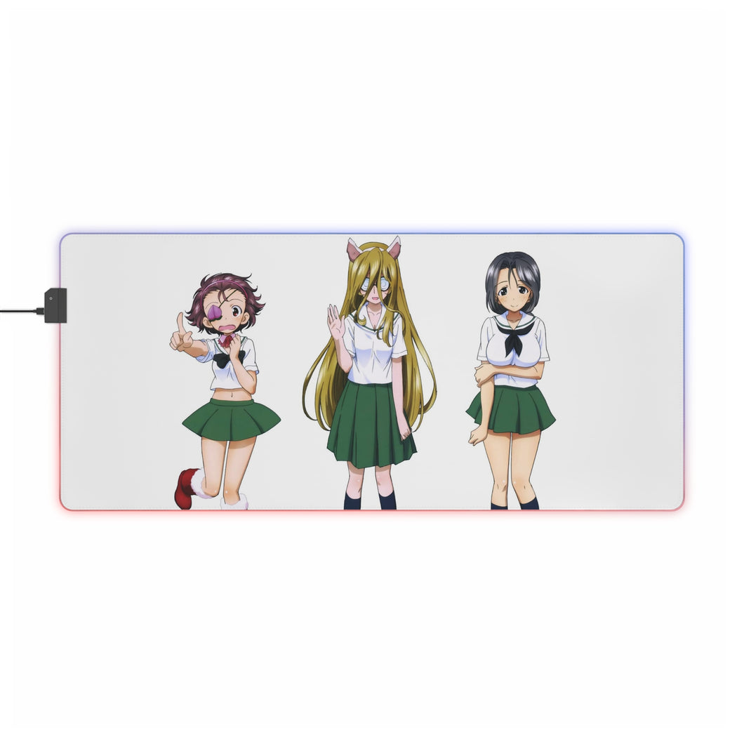 Girls und Panzer RGB LED Mouse Pad (Desk Mat)
