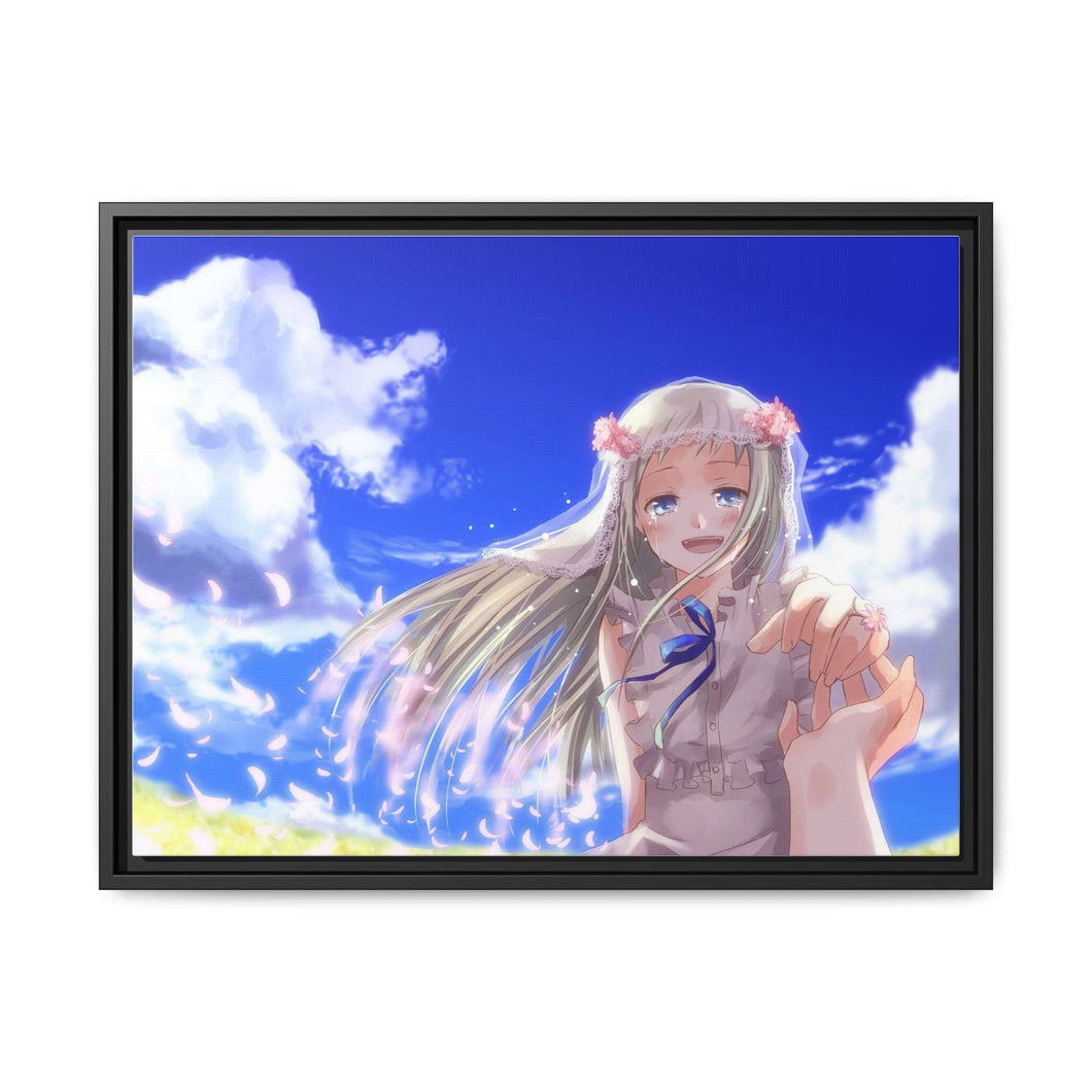 Anohana Canvas Framed Art Print