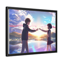 Load image into Gallery viewer, Taki and Mitsuha (Your Name) Canvas Framed Art Print
