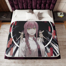 Load image into Gallery viewer, Anime Chainsaw Man Sherpa Blanket
