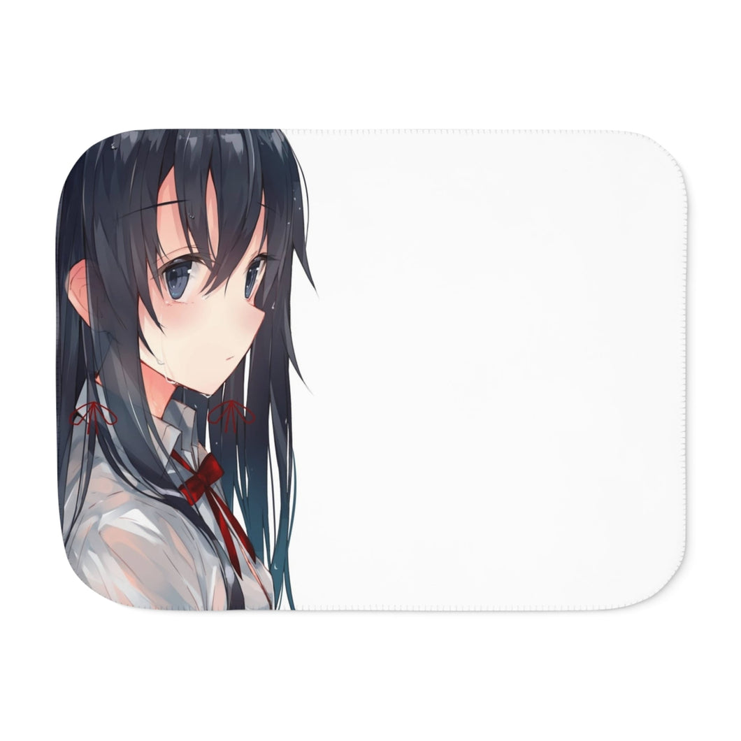 Yukino Yukinoshita Sherpa Blanket