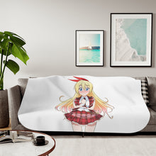 Load image into Gallery viewer, Chitoge Kirisaki Sherpa Blanket
