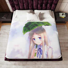 Load image into Gallery viewer, Anohana Meiko Honma Sherpa Blanket
