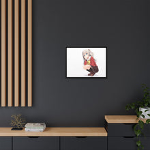 Load image into Gallery viewer, Nao Tomori sitting Canvas Framed Art Print
