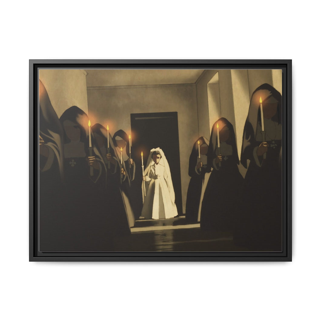 Anime Fire Force Canvas Framed Art Print