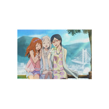 Load image into Gallery viewer, Anohana Meiko Honma, Naruko Anjou, Chiriko Tsurumi Rug
