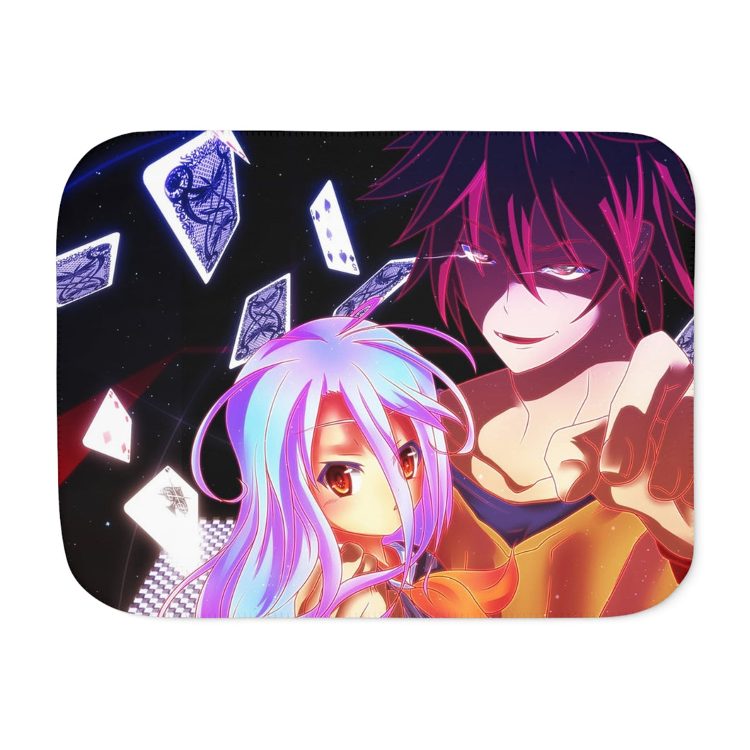 Sora and Shiro Sherpa Blanket