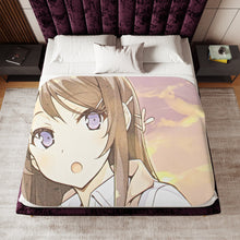 Load image into Gallery viewer, Rascal Does Not Dream of Bunny Girl Senpai Sherpa Blanket
