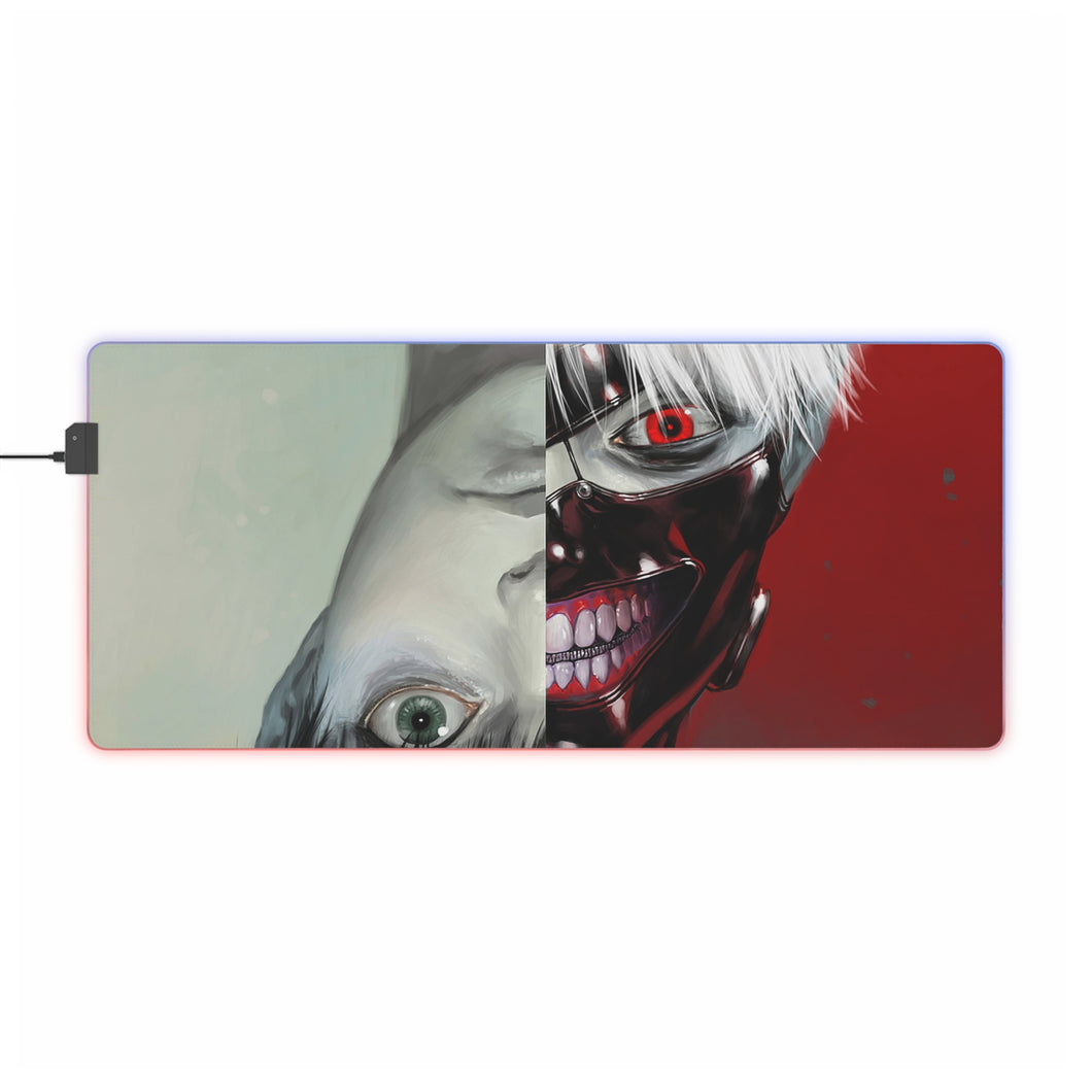 Tokyo Ghoul Ken Kaneki RGB LED Mouse Pad (Desk Mat)