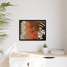 Load image into Gallery viewer, Anime Samurai Champloor Canvas Framed Art Print
