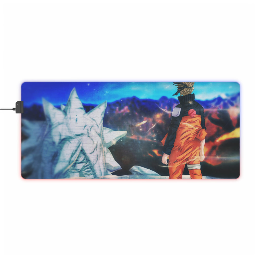 Naruto vs Sasuke RGB LED Mouse Pad (Desk Mat)