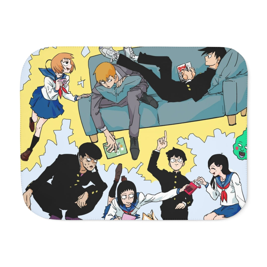 Anime Mob Psycho 100 Sherpa Blanket