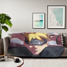 Load image into Gallery viewer, Anime Boruto Sherpa Blanket
