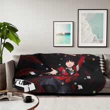 Load image into Gallery viewer, Jabami yumeko Sherpa Blanket
