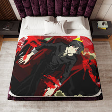 Load image into Gallery viewer, Durarara!! Izaya Orihara Sherpa Blanket
