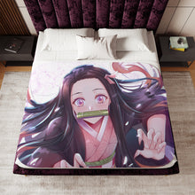 Load image into Gallery viewer, Demon Slayer: Kimetsu no Yaiba Sherpa Blanket
