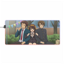 Load image into Gallery viewer, The Melancholy Of Haruhi Suzumiya RGB LED Mouse Pad (Desk Mat)
