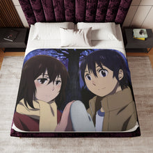 Load image into Gallery viewer, Anime ERASED Sherpa Blanket
