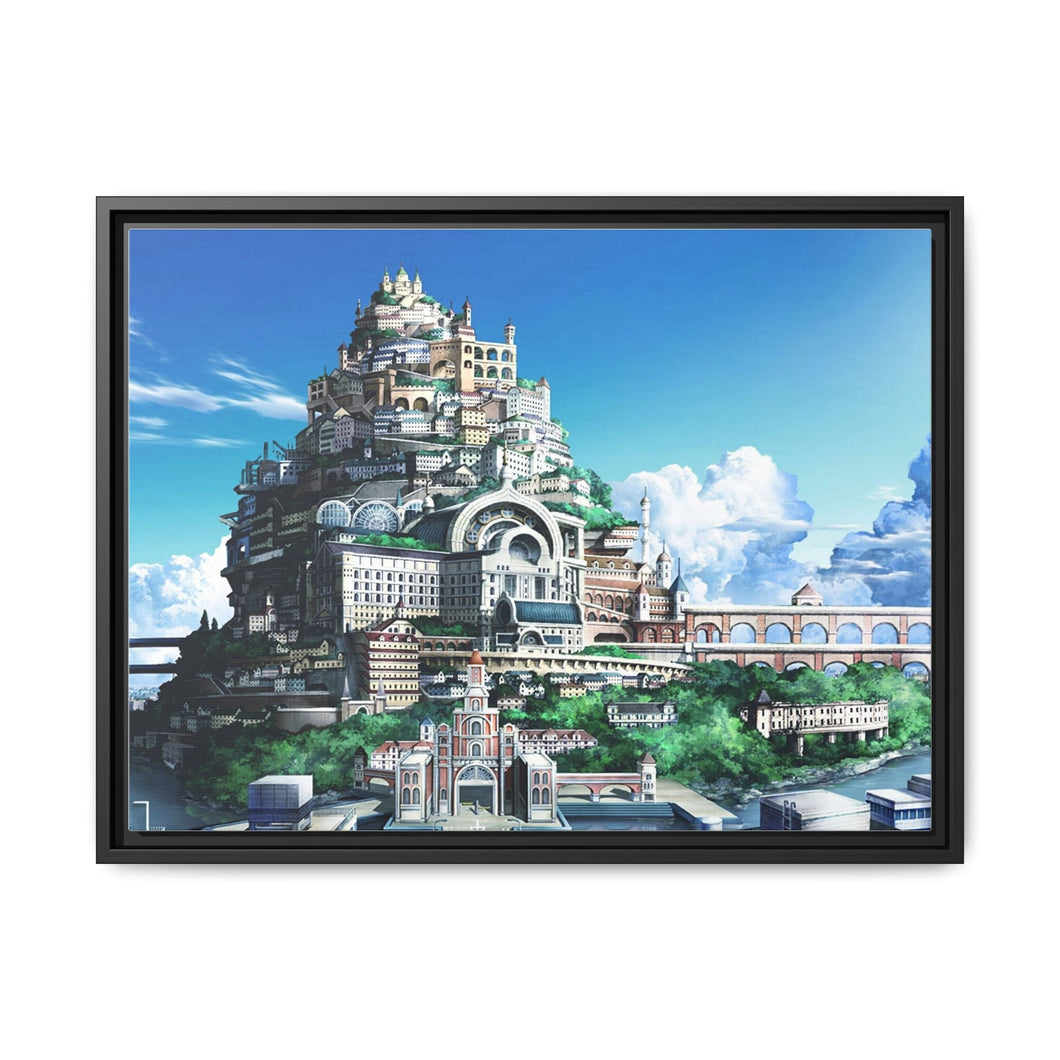 Blue Exorcist Canvas Framed Art Print