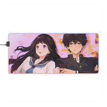 Load image into Gallery viewer, Hyouka Eru Chitanda RGB LED Mouse Pad (Desk Mat)
