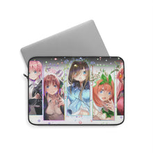Load image into Gallery viewer, The Quintessential Quintuplets Miku Nakano, Itsuki Nakano, Nino Nakano, Yotsuba Nakano, Ichika Nakano Laptop Sleeve
