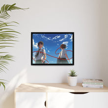 Load image into Gallery viewer, Your Name. Canvas Framed Art Print
