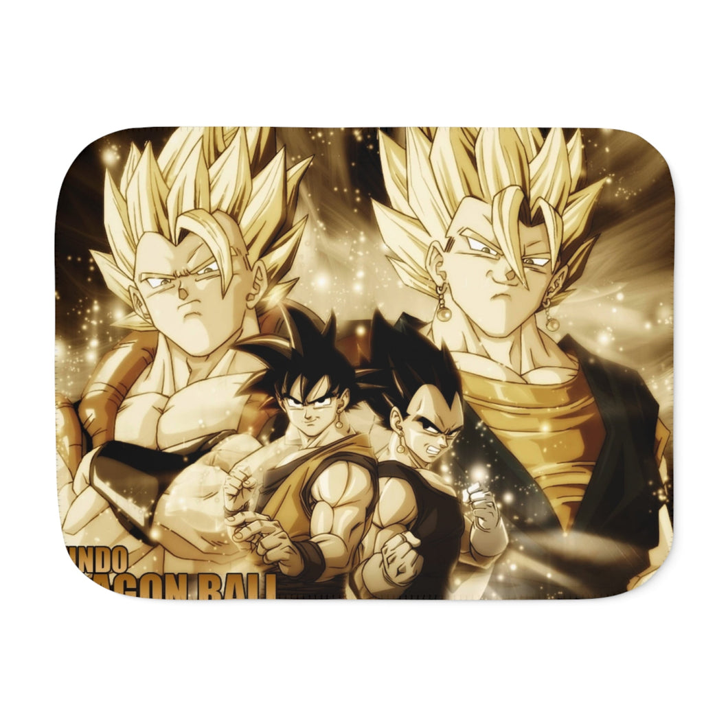 Anime Dragon Ball Zr Sherpa Blanket