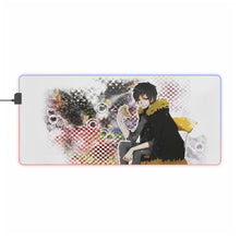 Load image into Gallery viewer, Durarara!! Izaya Orihara RGB LED Mouse Pad (Desk Mat)
