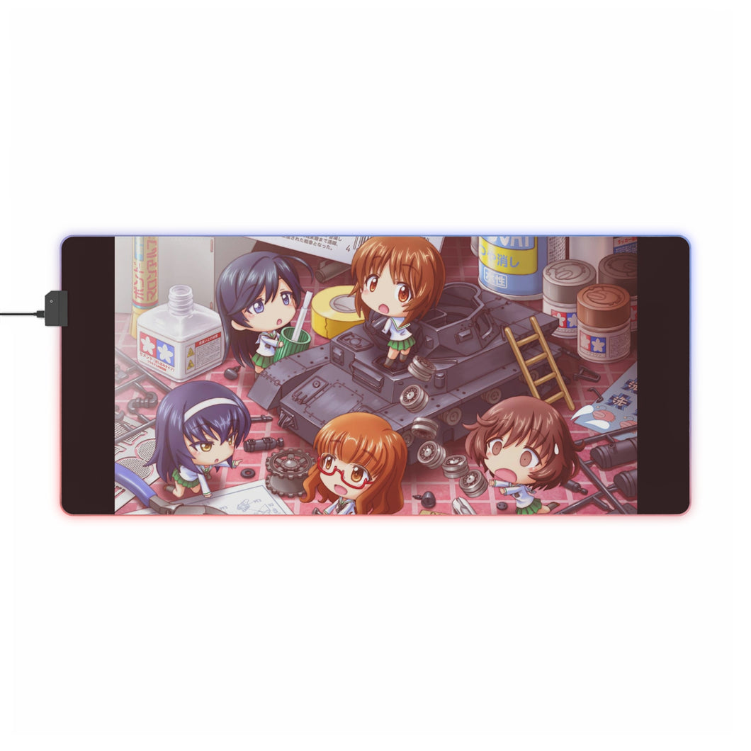 Girls und Panzer RGB LED Mouse Pad (Desk Mat)