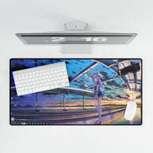 Load image into Gallery viewer, Anime Train Station Mouse Pad (Desk Mat)
