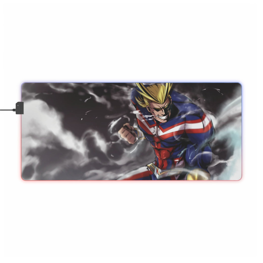 My Hero Academia All Might RGB LED Mouse Pad (Desk Mat)