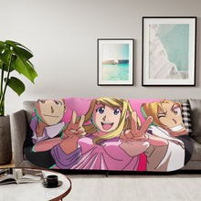Load image into Gallery viewer, Alphonse, Winry and Edward Sherpa Blanket
