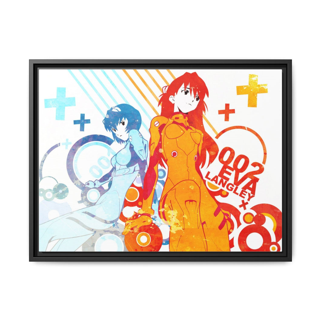 Anime Neon Genesis Evangelionr Canvas Framed Art Print