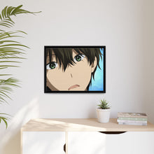 Load image into Gallery viewer, Hōtarō Oreki Face Canvas Framed Art Print
