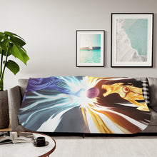 Load image into Gallery viewer, Kurama Vs Susanoo Sherpa Blanket
