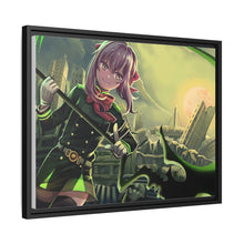 Load image into Gallery viewer, Shinoa Green Moon Canvas Framed Art Print
