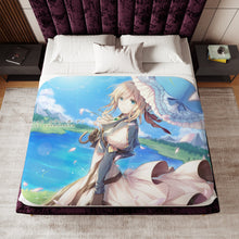 Load image into Gallery viewer, Violet Evergarden Violet Evergarden, Violet Evergarden Sherpa Blanket
