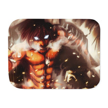 Load image into Gallery viewer, Eren Yeager (titan) Sherpa Blanket
